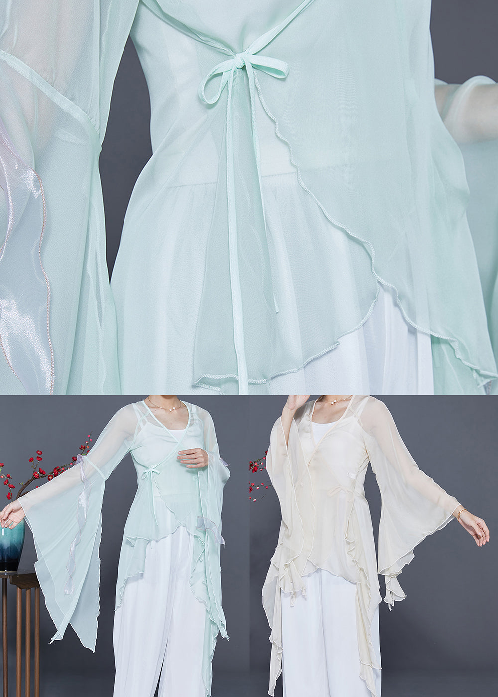 Well Tailored Top with a Graceful Silhouette