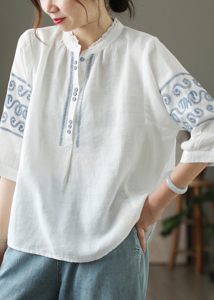 A Vintage Style Blouse with Delicate Timeless Details