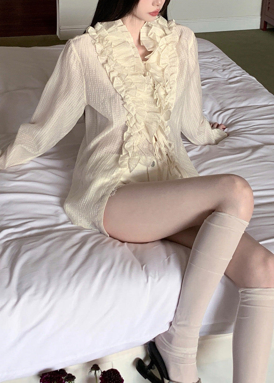 A Vintage Style Shirt with Delicate Timeless Details