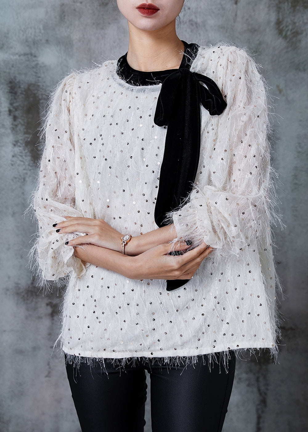 A Vintage Style Blouse with Delicate Timeless Details