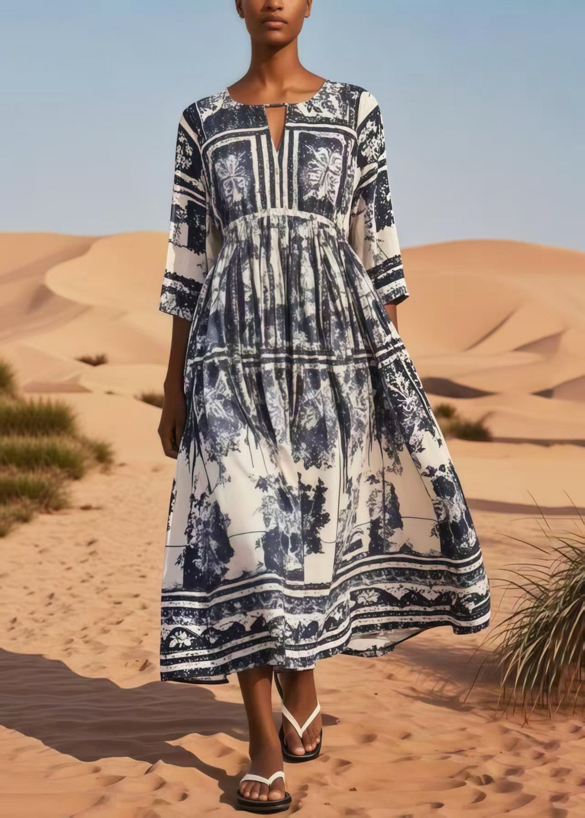 A Vintage Style Dress with Delicate Timeless Details