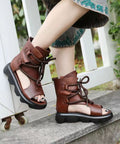 Vintage Inspired Orthopedic Boots