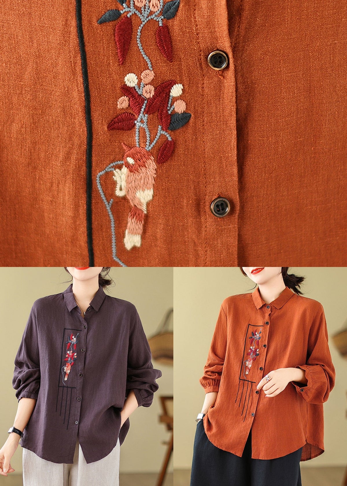 Beautifully Finished Blouse in a Timeless Design