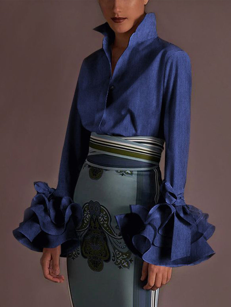 A Vintage Style Shirt with Delicate Timeless Details