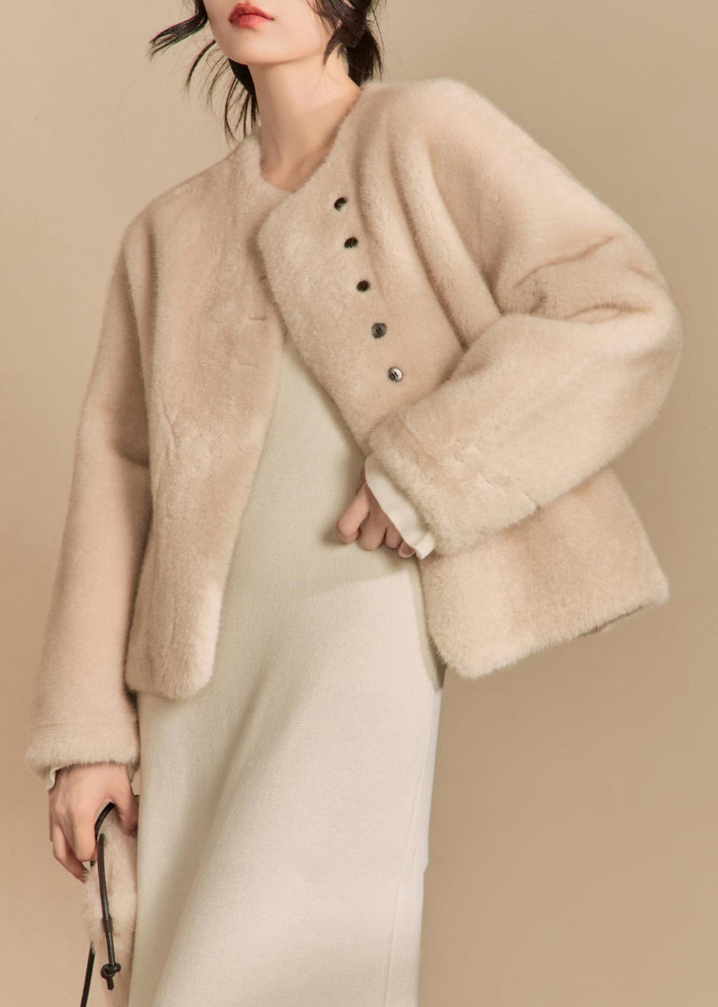 A Vintage Style Coat with Delicate Timeless Details