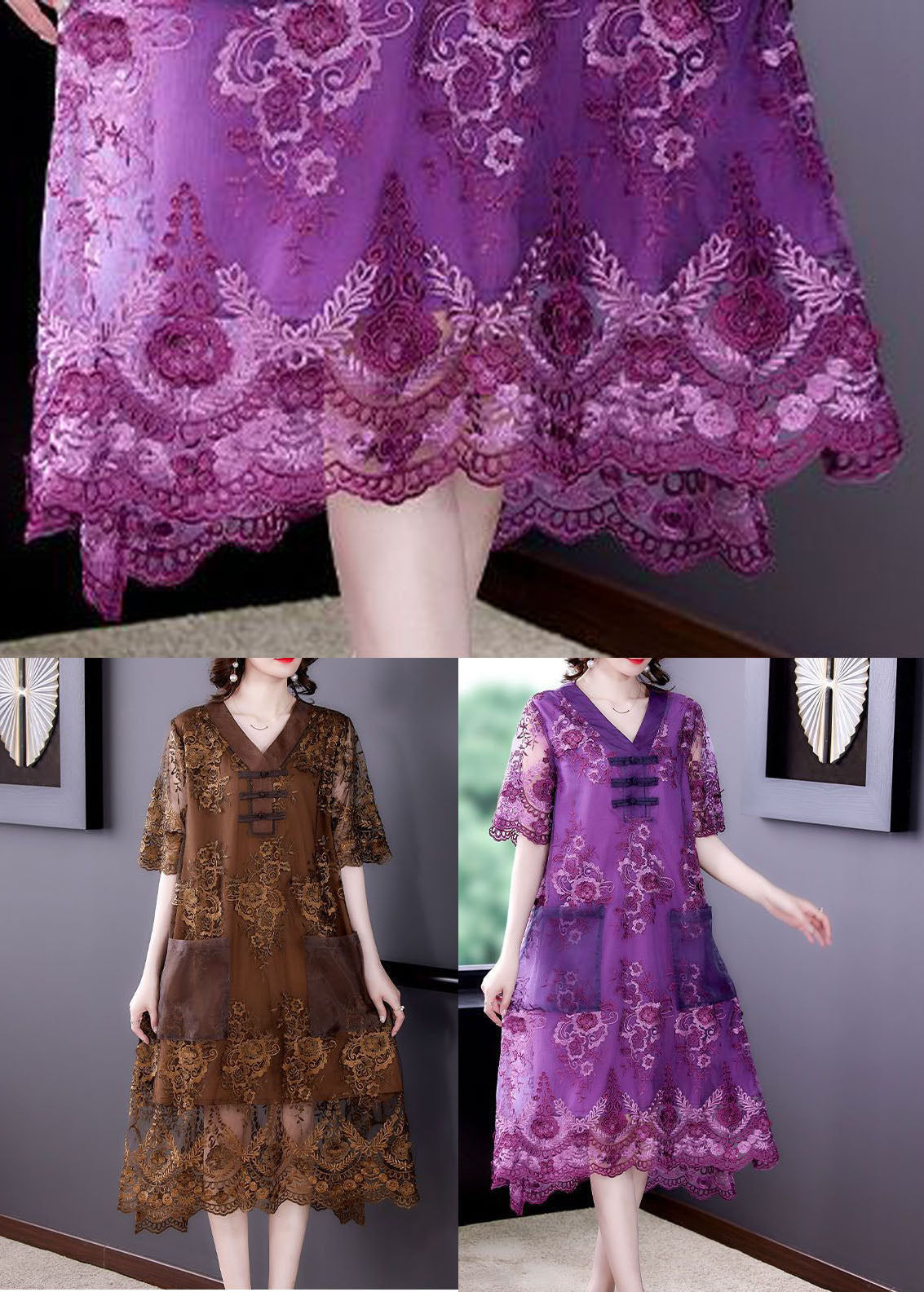 Beautifully Finished Dress in a Timeless Design