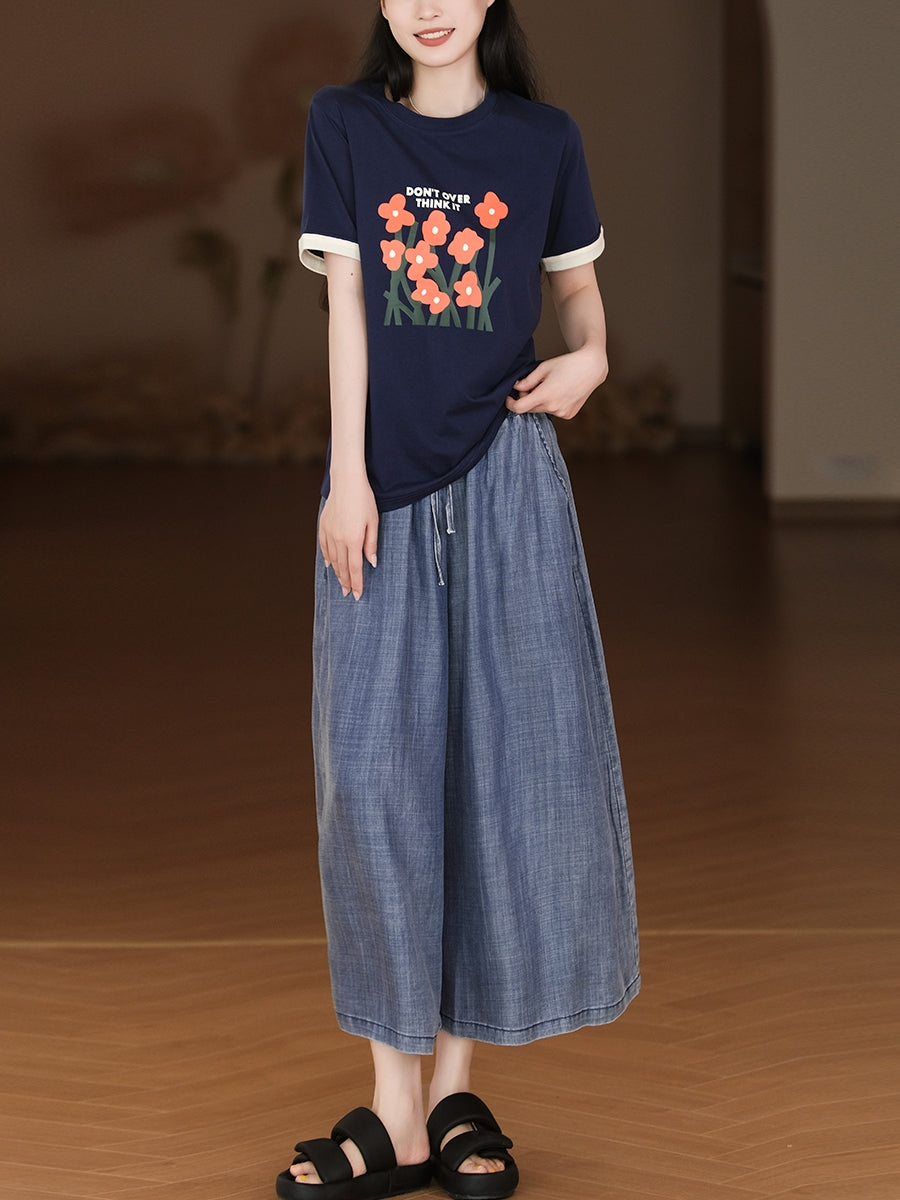 A Vintage Style Pants with Delicate Timeless Details