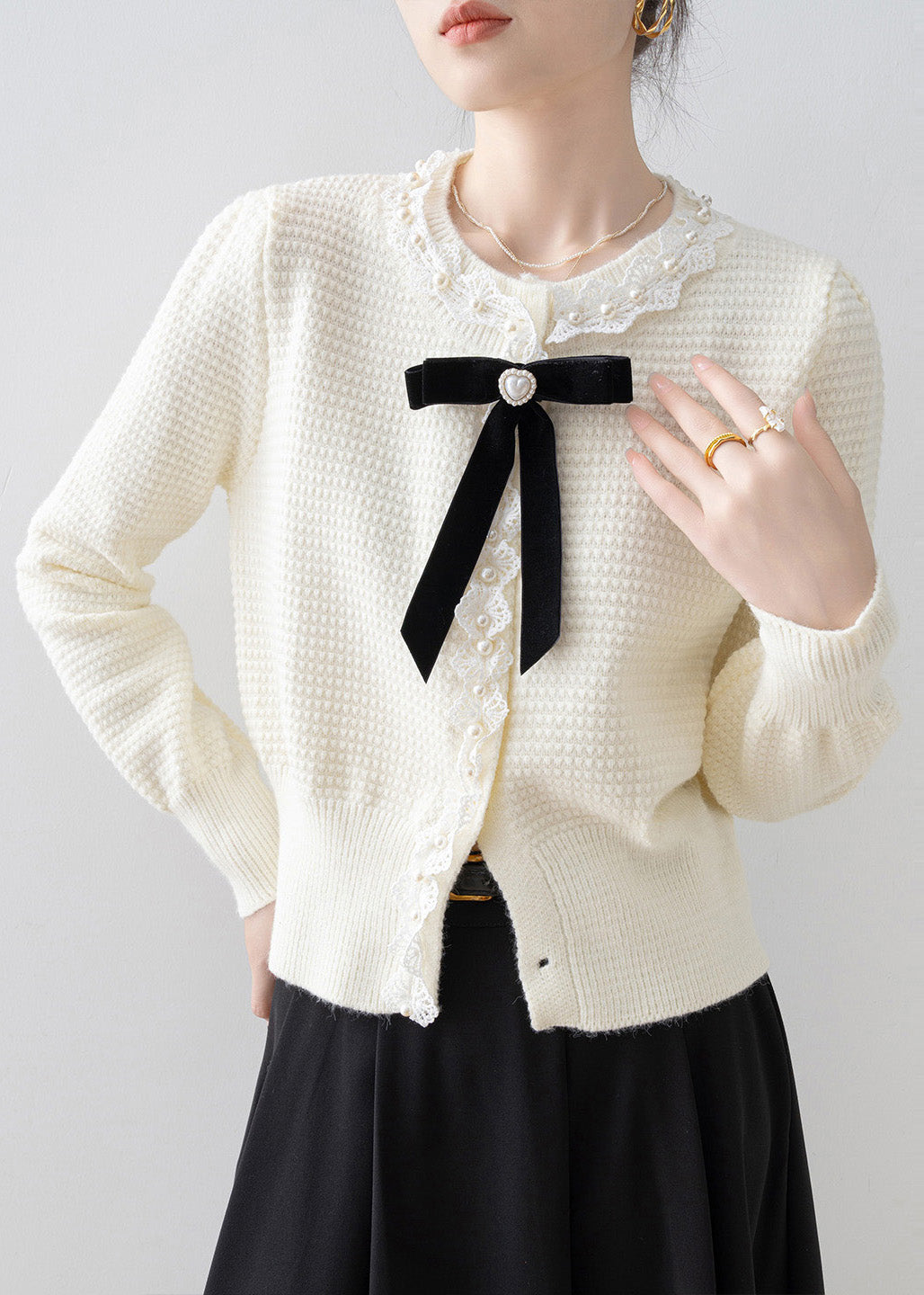 A Vintage Style Coat with Delicate Timeless Details