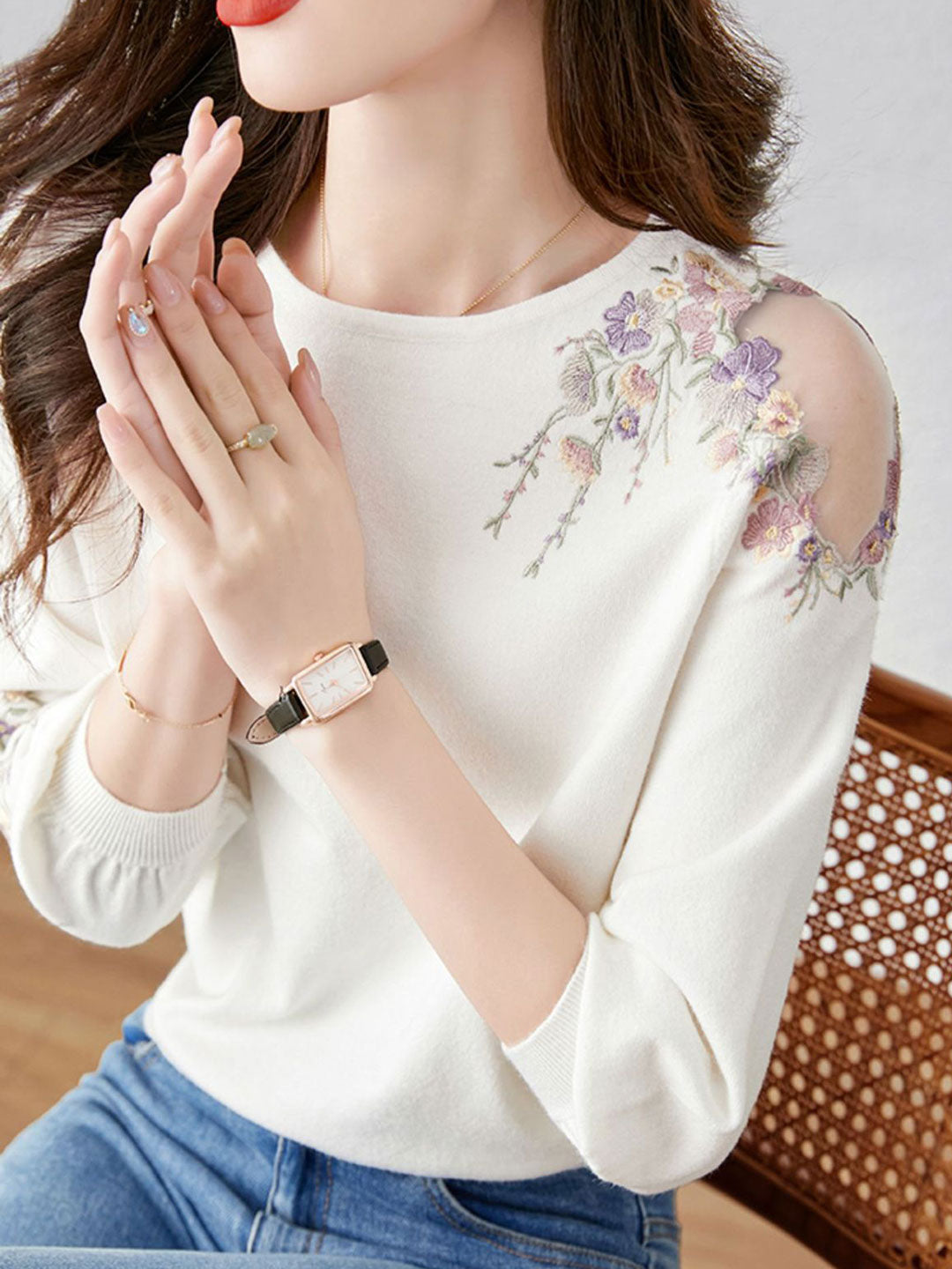 Vintage Inspired Pullover with a Contemporary Edge