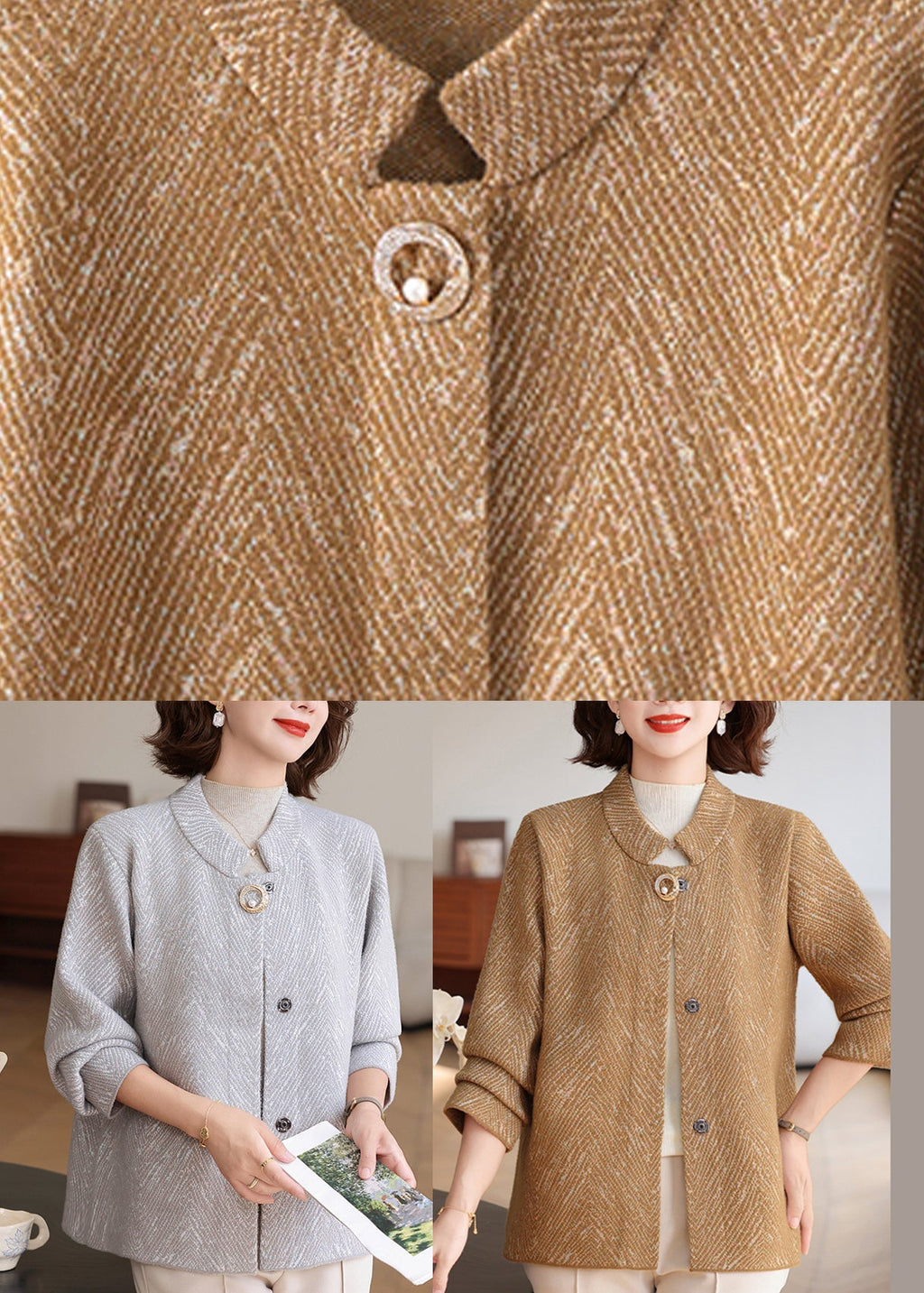 Gracefully Styled Coat for Any Occasion