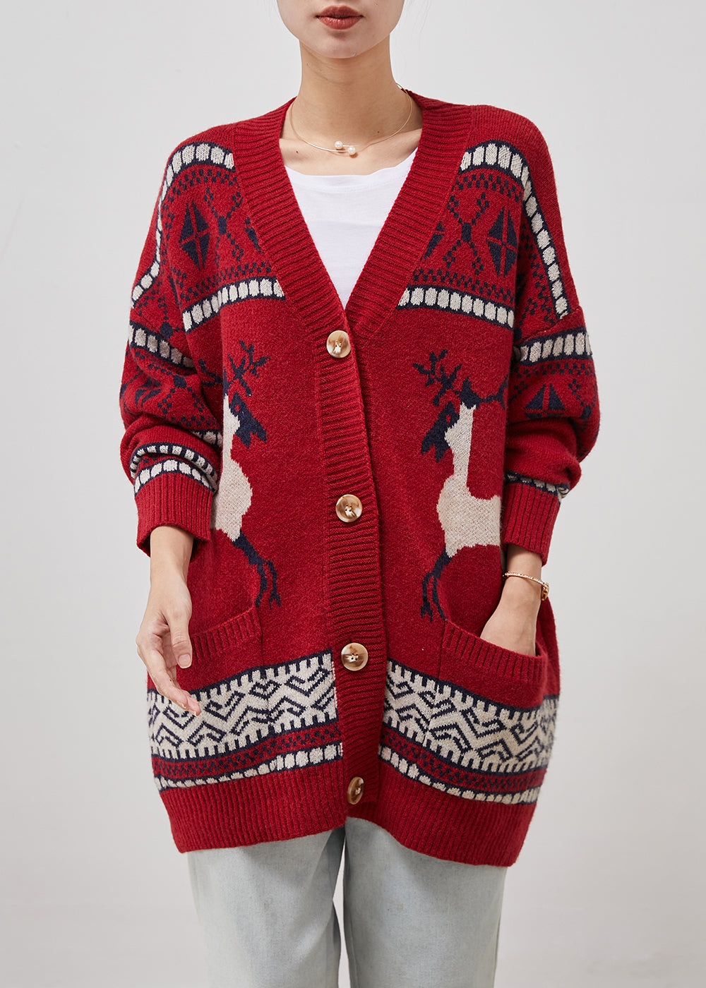 A Vintage Style Cardigan with Delicate Timeless Details
