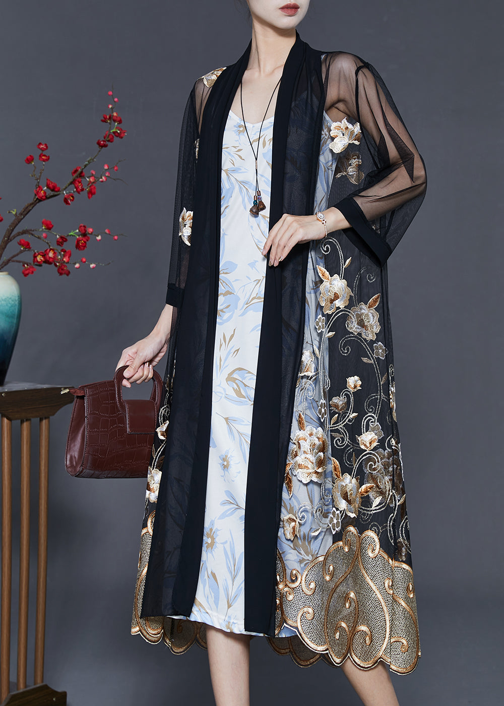 Classic Vintage Cardigan with a Flattering Fit