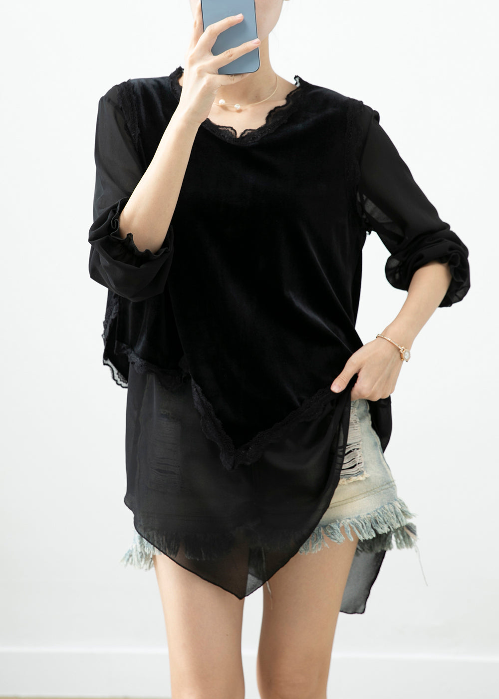 A Vintage Style Blouse with Delicate Timeless Details