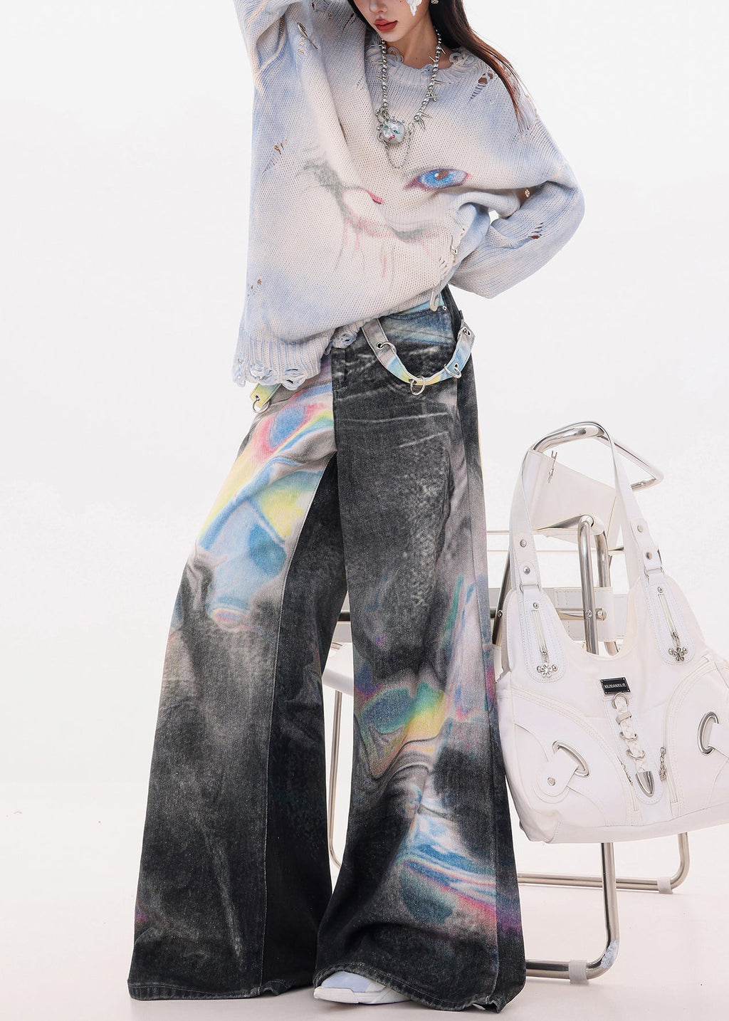 A Vintage Style Pants with Delicate Timeless Details