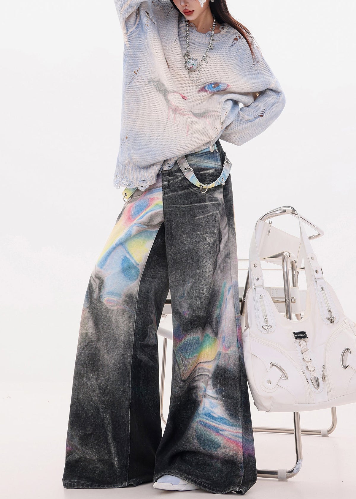 A Vintage Style Pants with Delicate Timeless Details