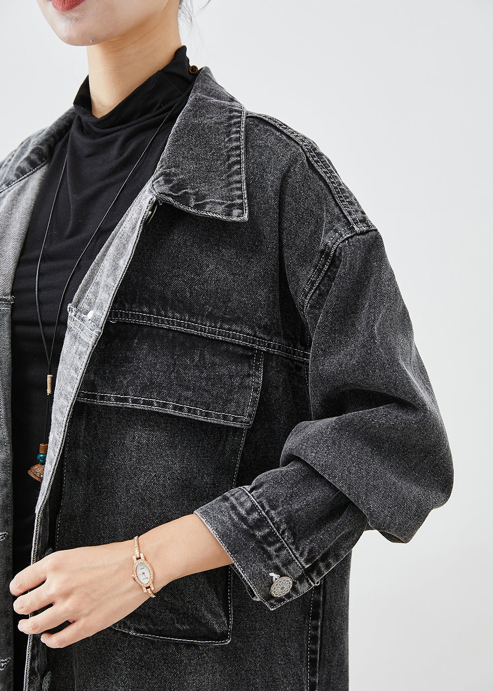 A Vintage Style Coat with Delicate Timeless Details