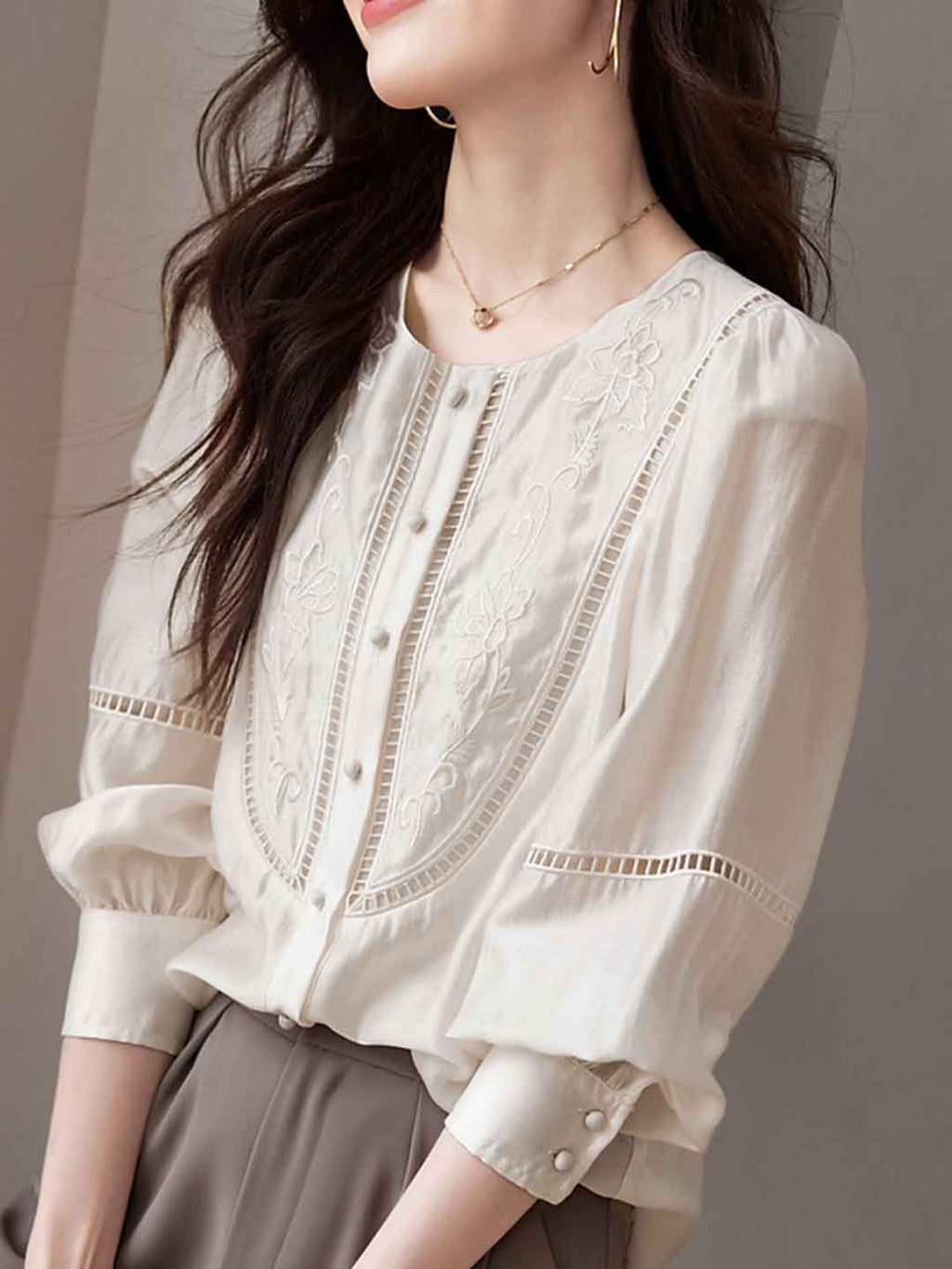 Gracefully Styled Top for Any Occasion