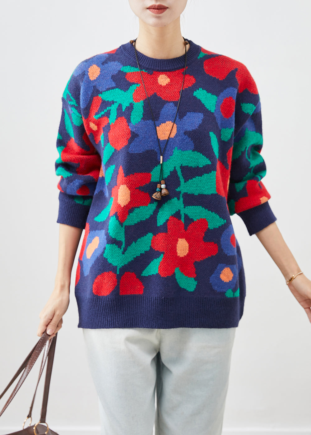 A Vintage Style Sweater with Delicate Timeless Details