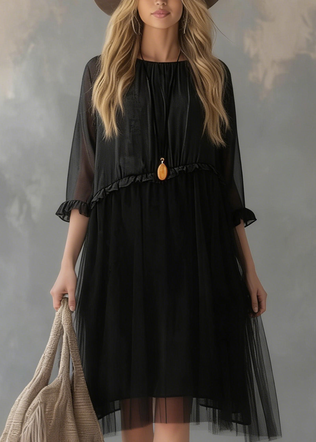 Classic Vintage Dress with a Flattering Fit