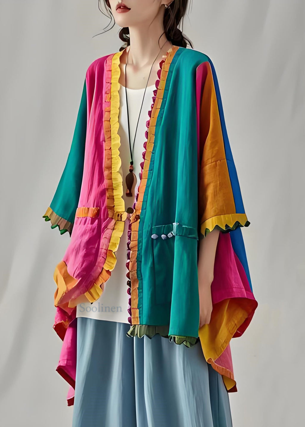 Well Tailored Cardigan with a Graceful Silhouette