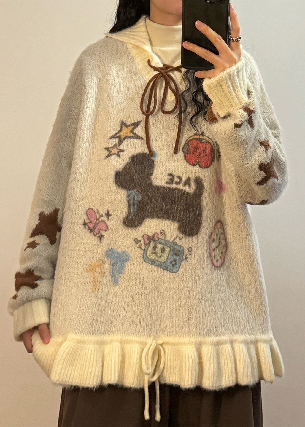 Classic Vintage Sweater with a Flattering Fit