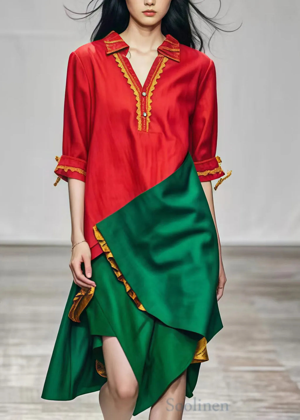 Well Tailored Dress with a Graceful Silhouette