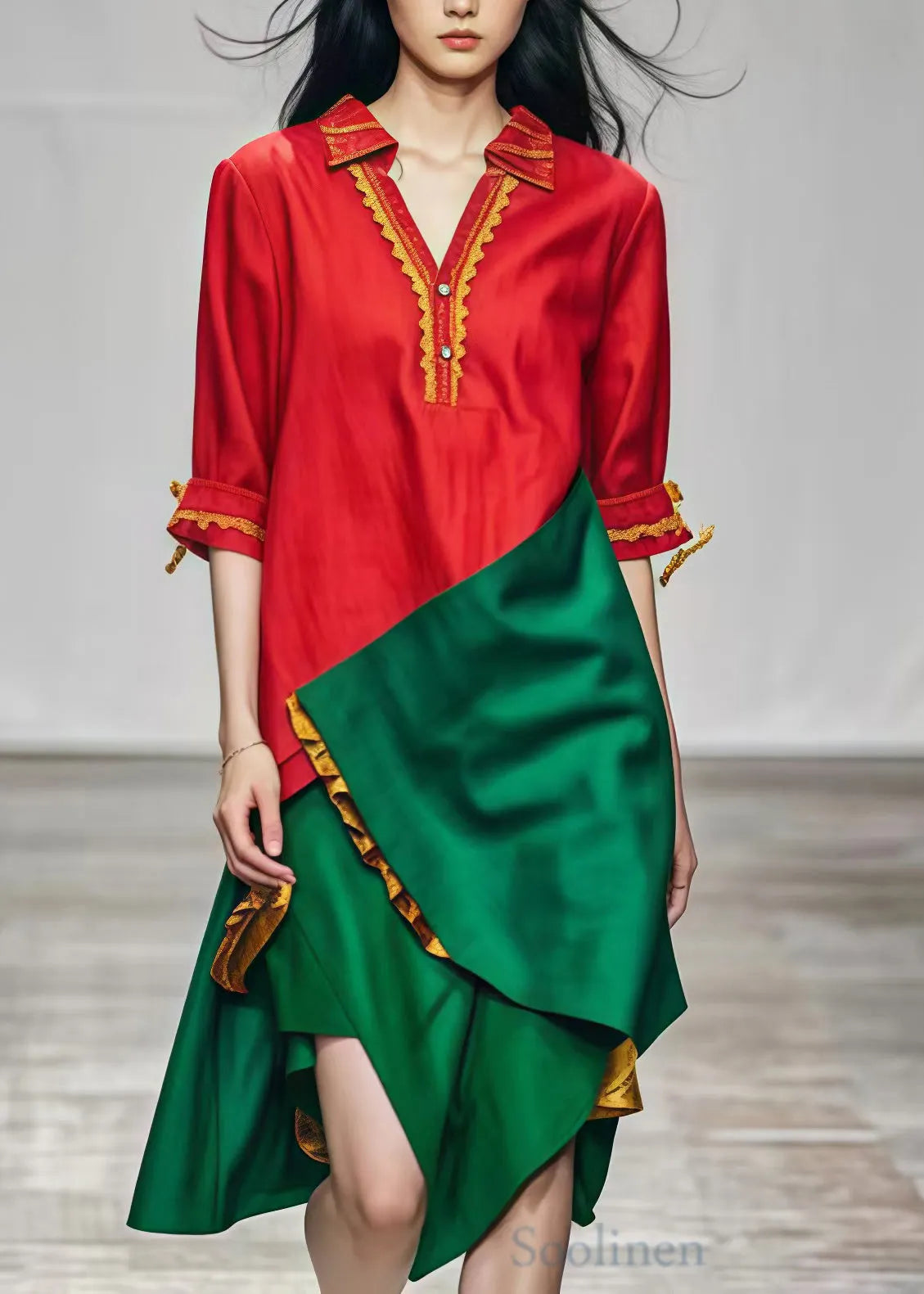 Well Tailored Dress with a Graceful Silhouette