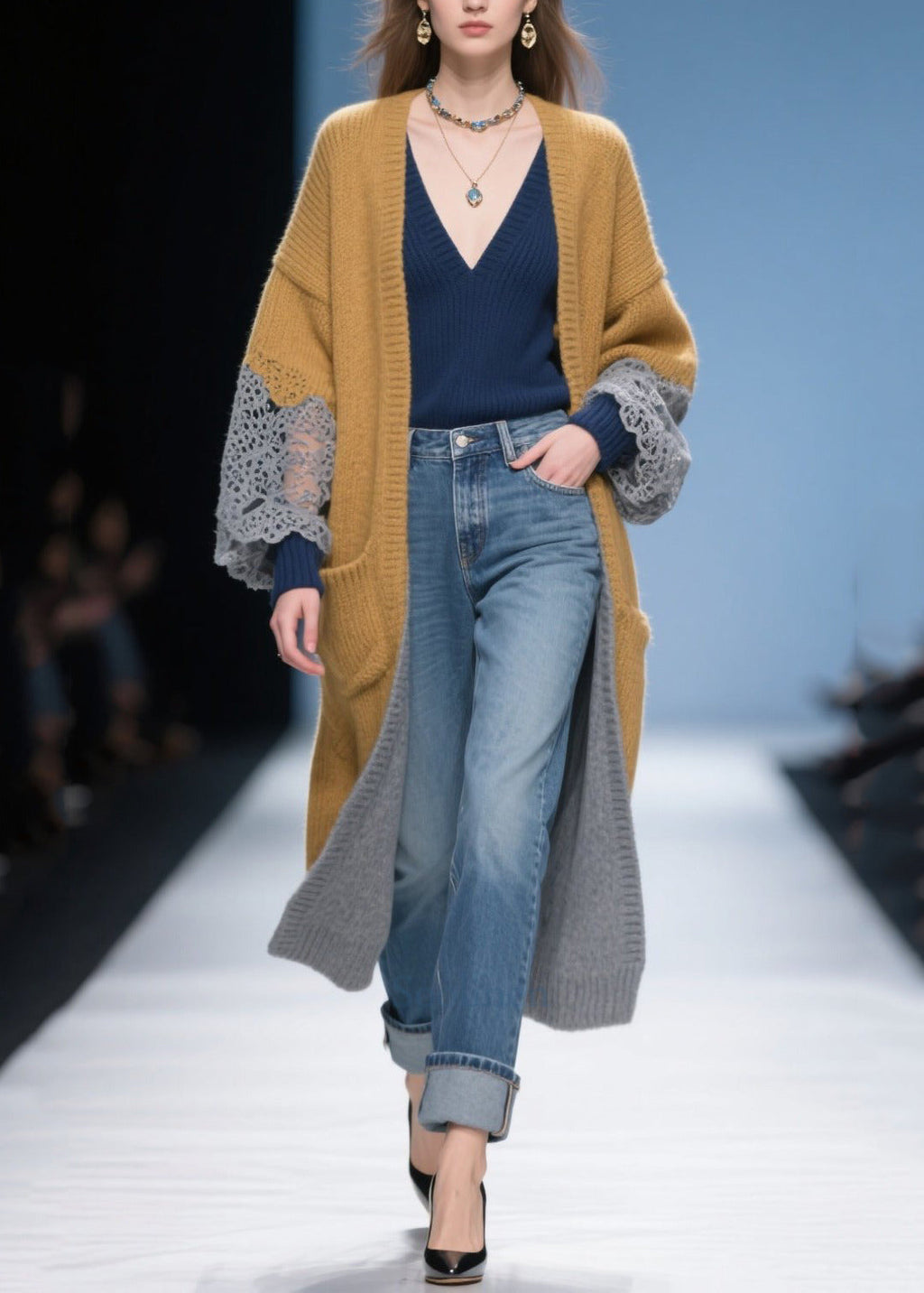 A Vintage Style Cardigan with Delicate Timeless Details