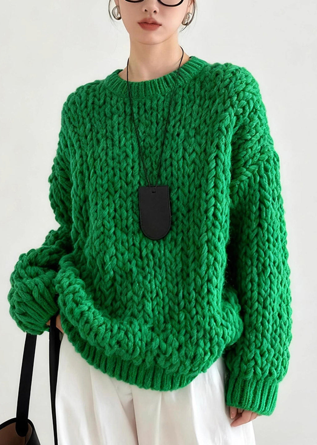 Classic Vintage Sweater with a Flattering Fit
