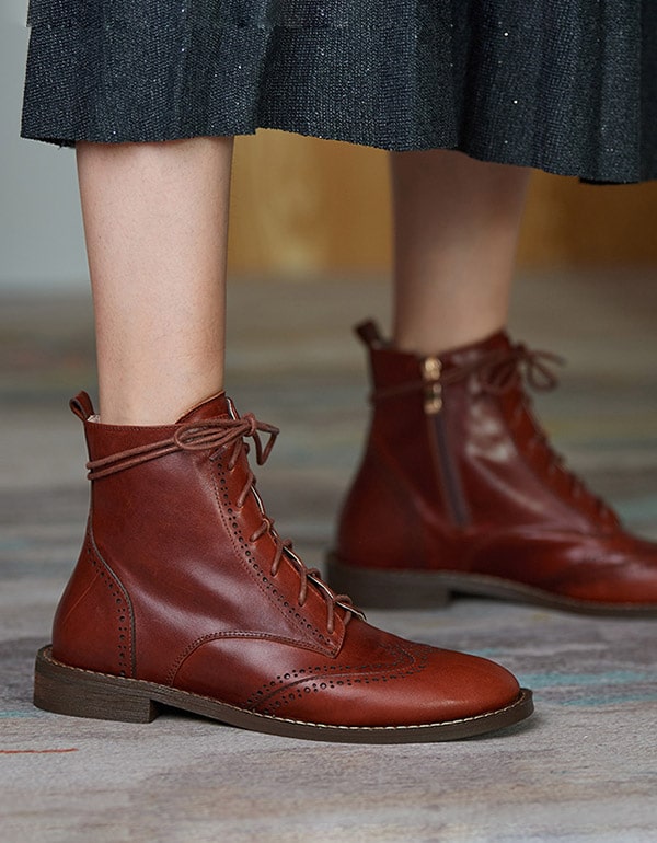 Classic Orthopedic Boots with Timeless Style