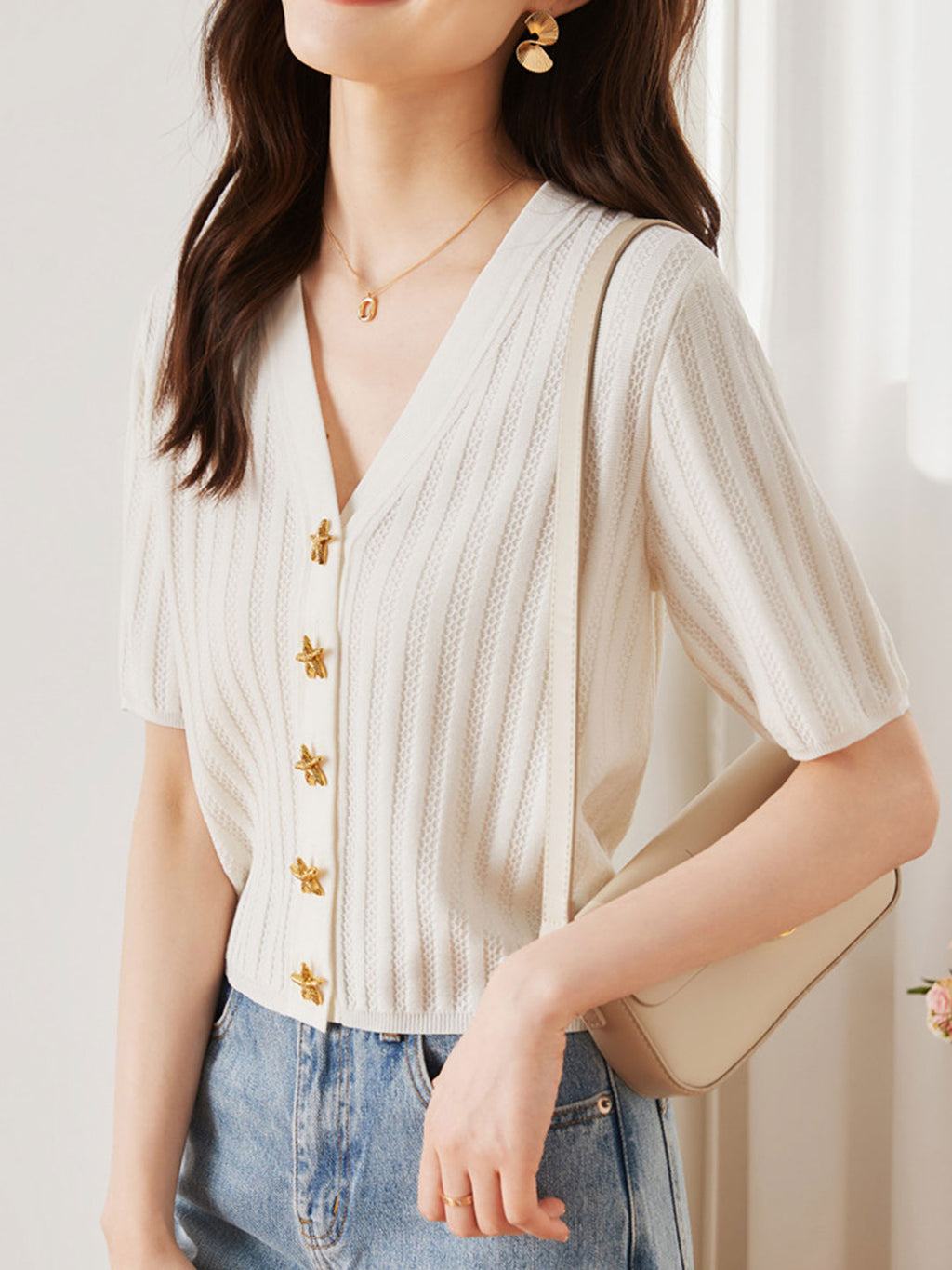 Gracefully Styled Top for Any Occasion