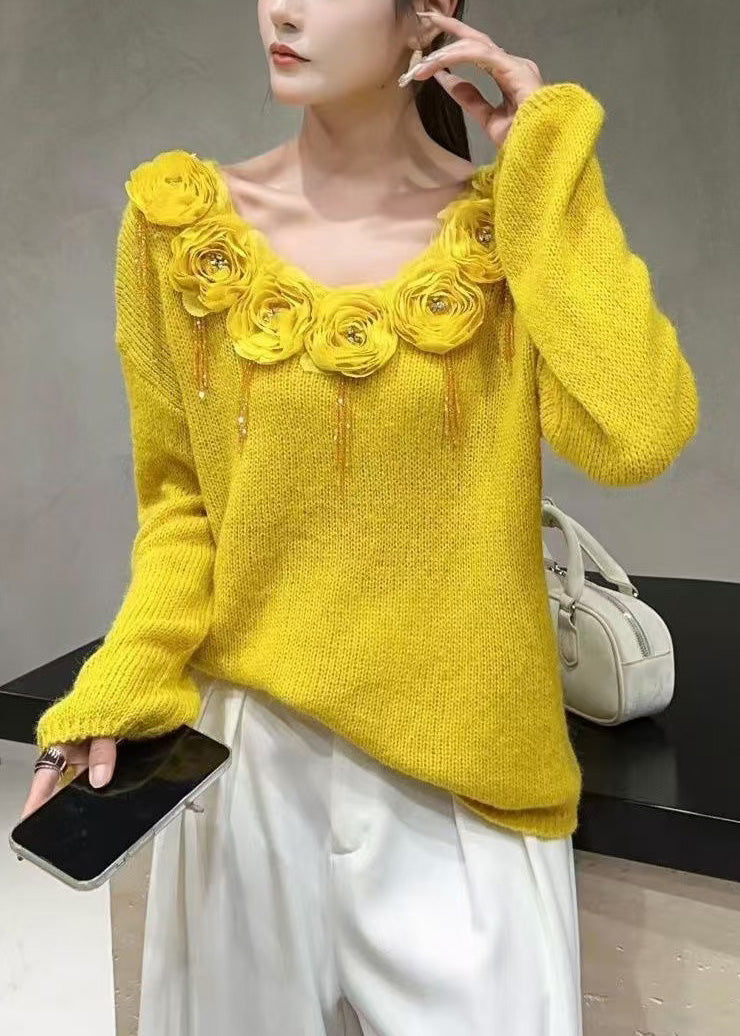 A Vintage Style Sweater with Delicate Timeless Details