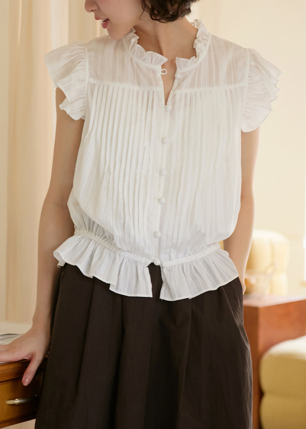 Beautifully Finished Blouse in a Timeless Design