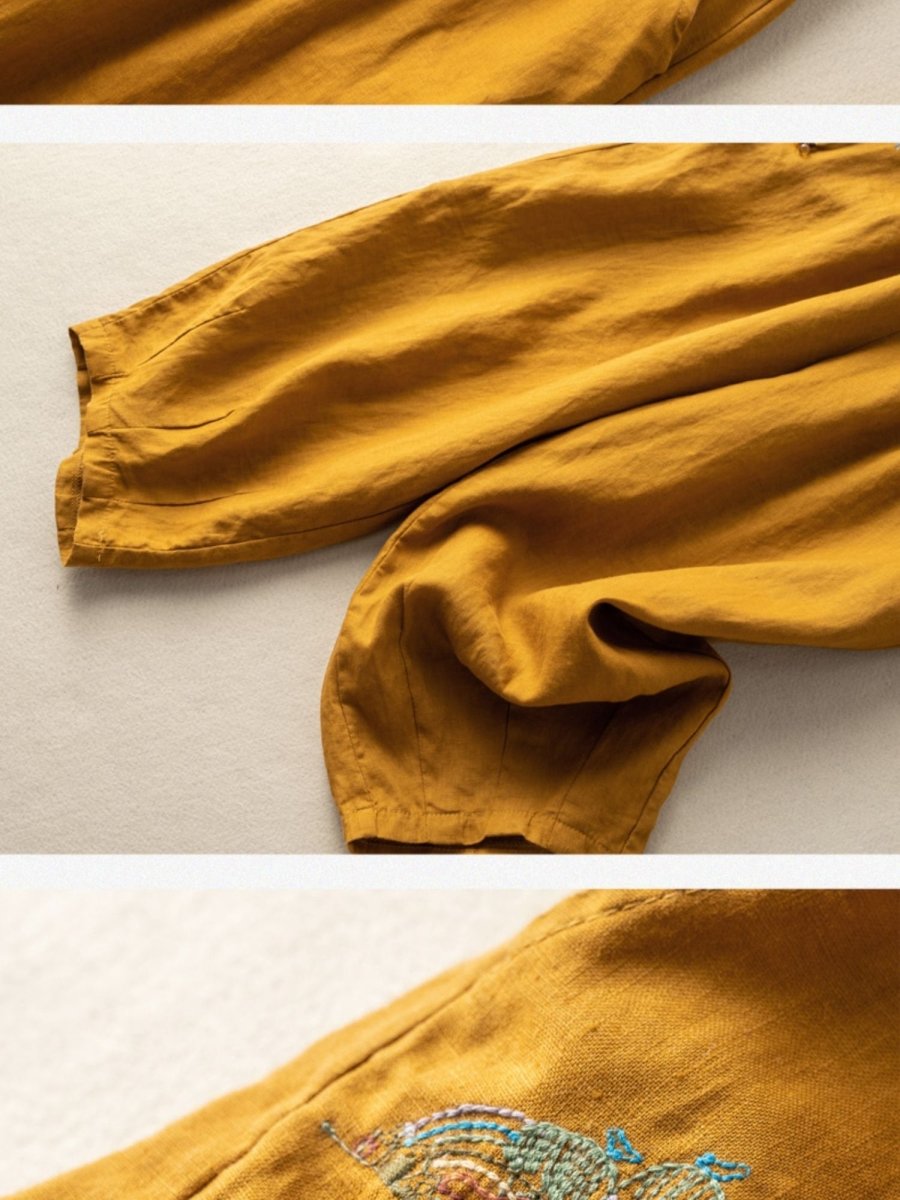 A Vintage Style Pants with Delicate Timeless Details
