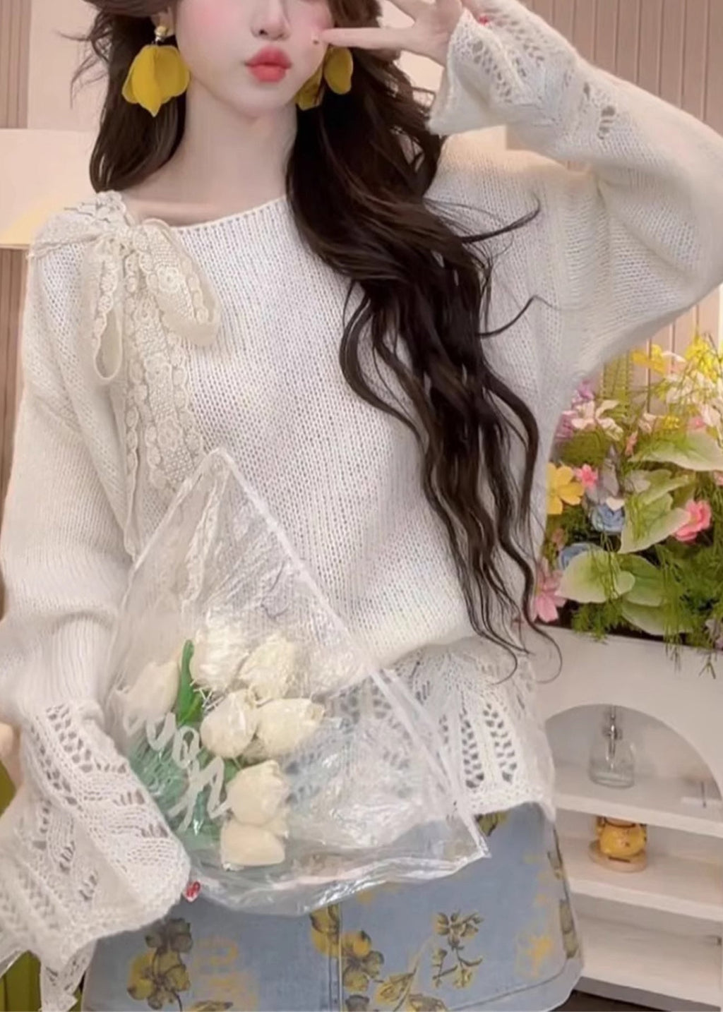 Vintage Inspired Sweater with a Contemporary Edge