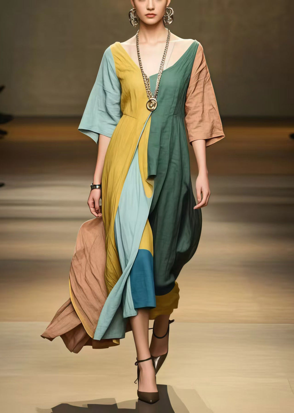 Classic Vintage Dress with a Flattering Fit
