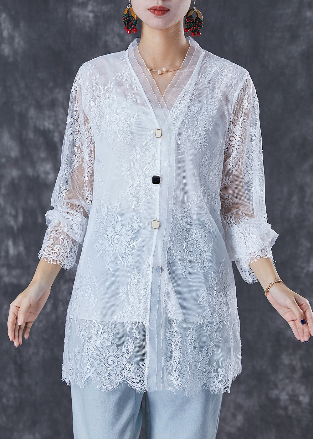 A Vintage Style Blouse with Delicate Timeless Details
