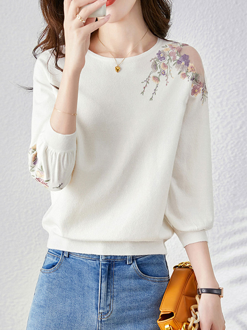 Vintage Inspired Pullover with a Contemporary Edge