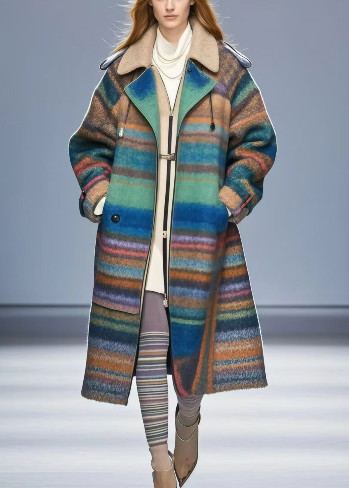 Gracefully Styled Coat for Any Occasion