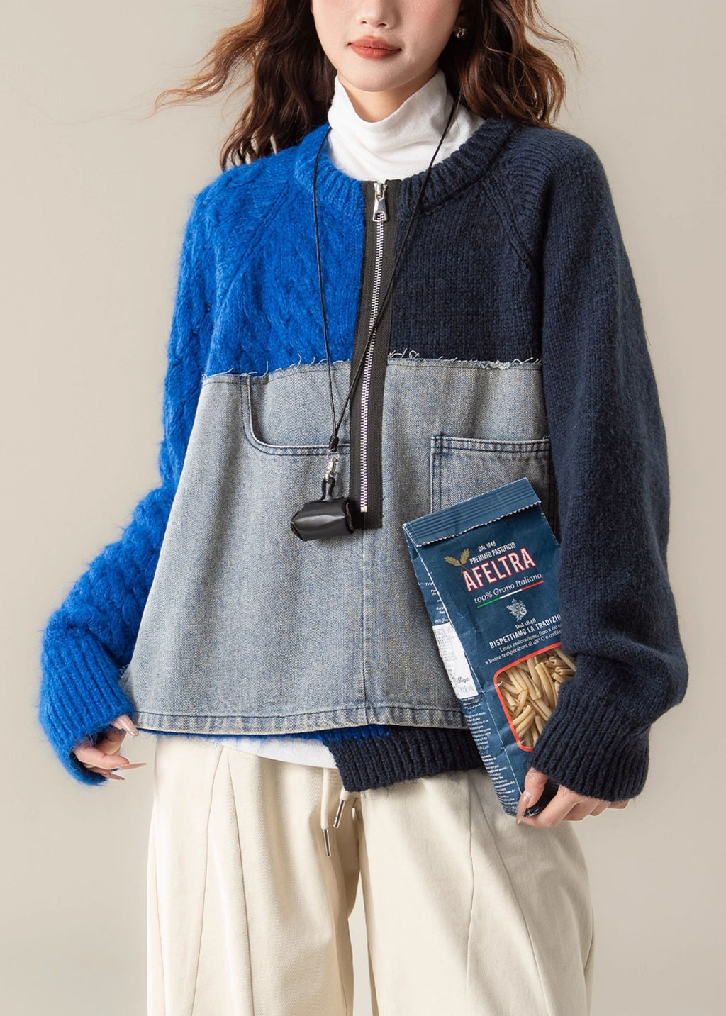 Gracefully Styled Sweater for Any Occasion