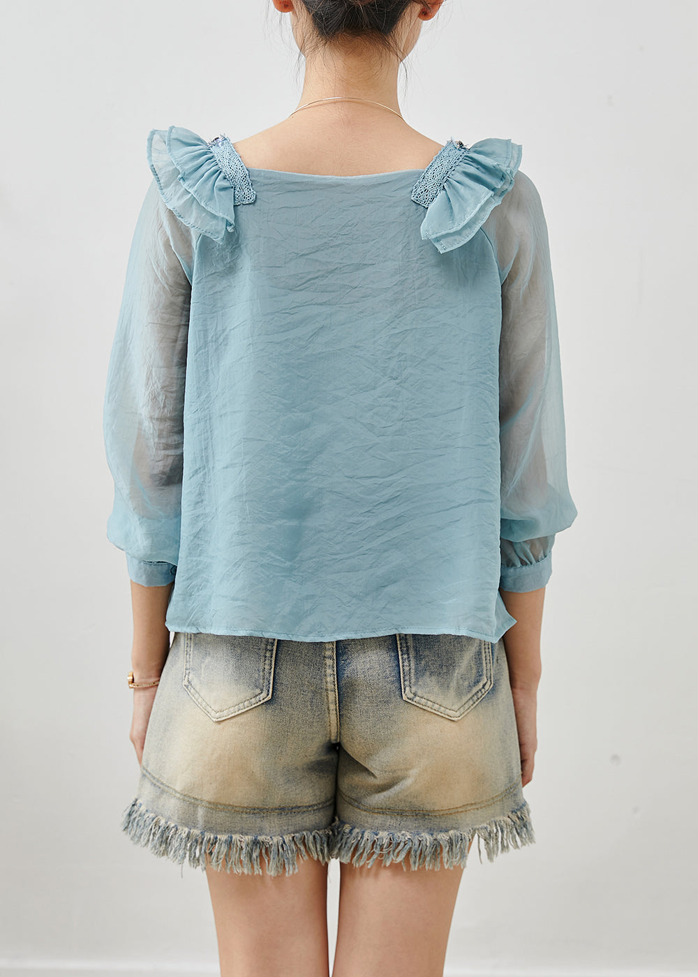 A Vintage Style Blouse with Delicate Timeless Details