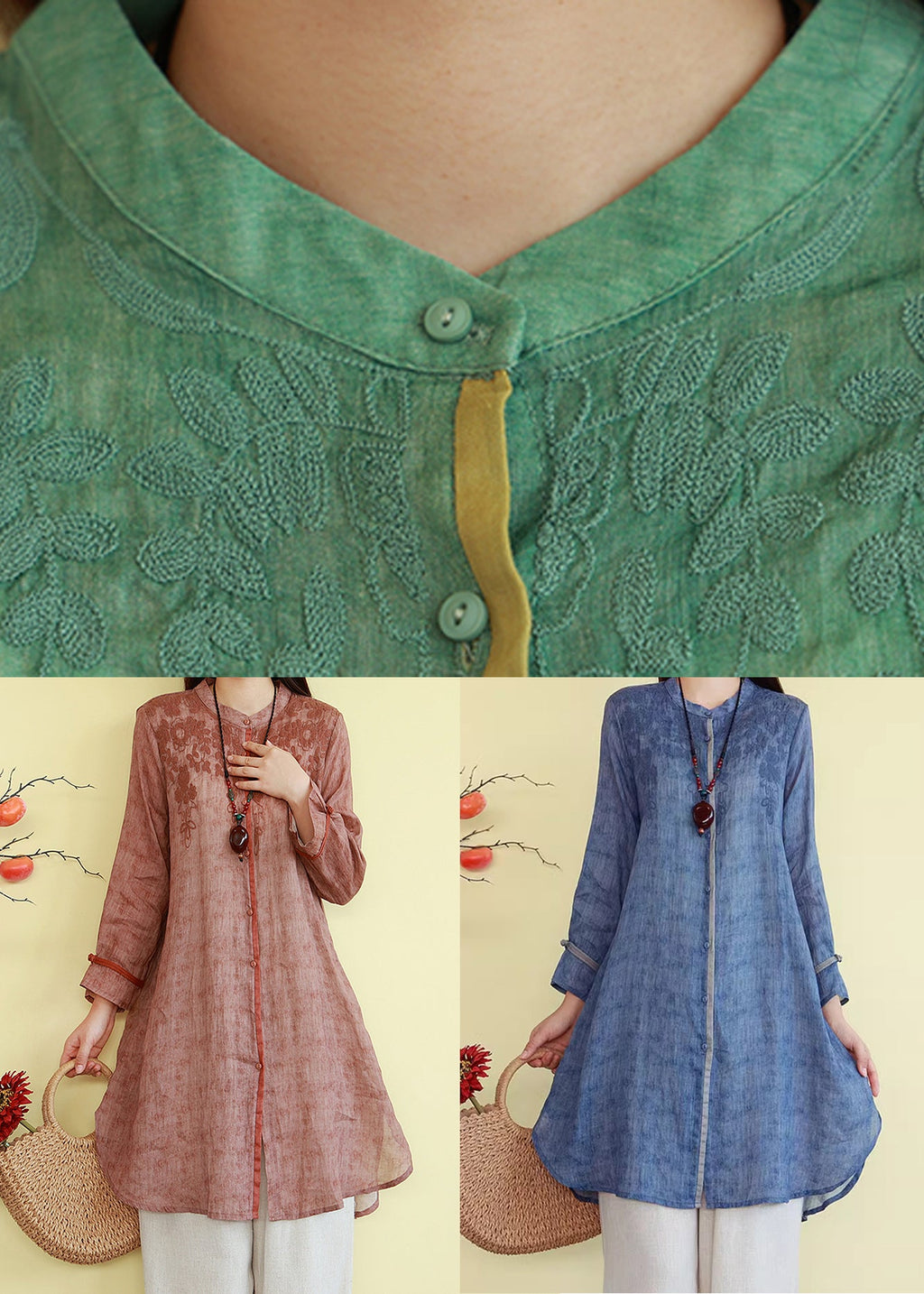 Classic Vintage Blouse with a Flattering Fit