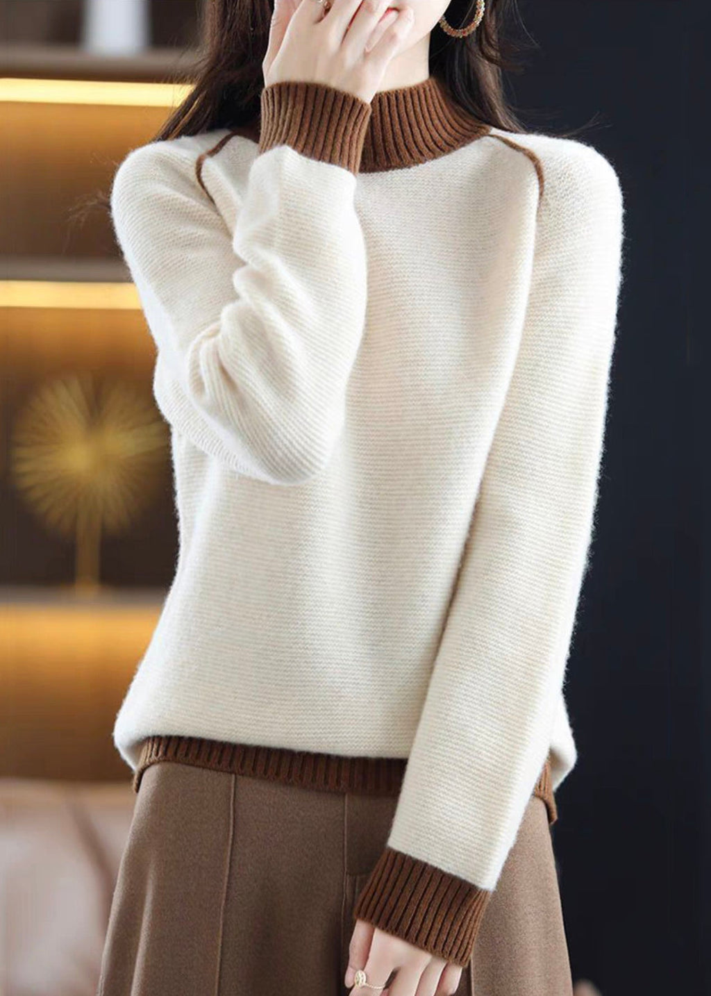 Beautifully Finished Sweater in a Timeless Design