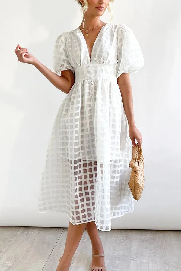 A Vintage Style Dress with Delicate Timeless Details