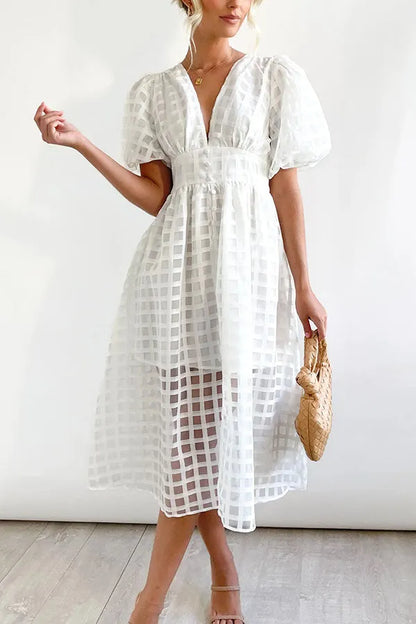 A Vintage Style Dress with Delicate Timeless Details