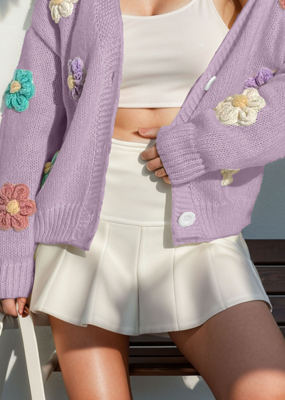 Classic Vintage Cardigan with a Flattering Fit