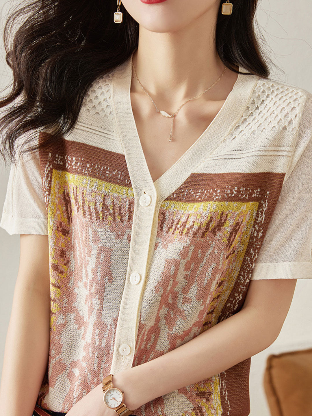 Vintage Inspired Cardigan with a Contemporary Edge