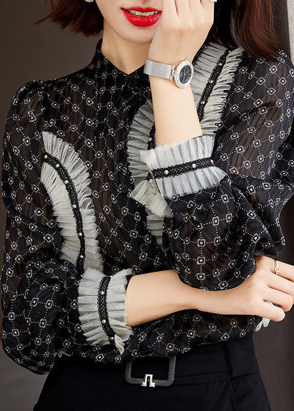 A Vintage Style Shirt with Delicate Timeless Details