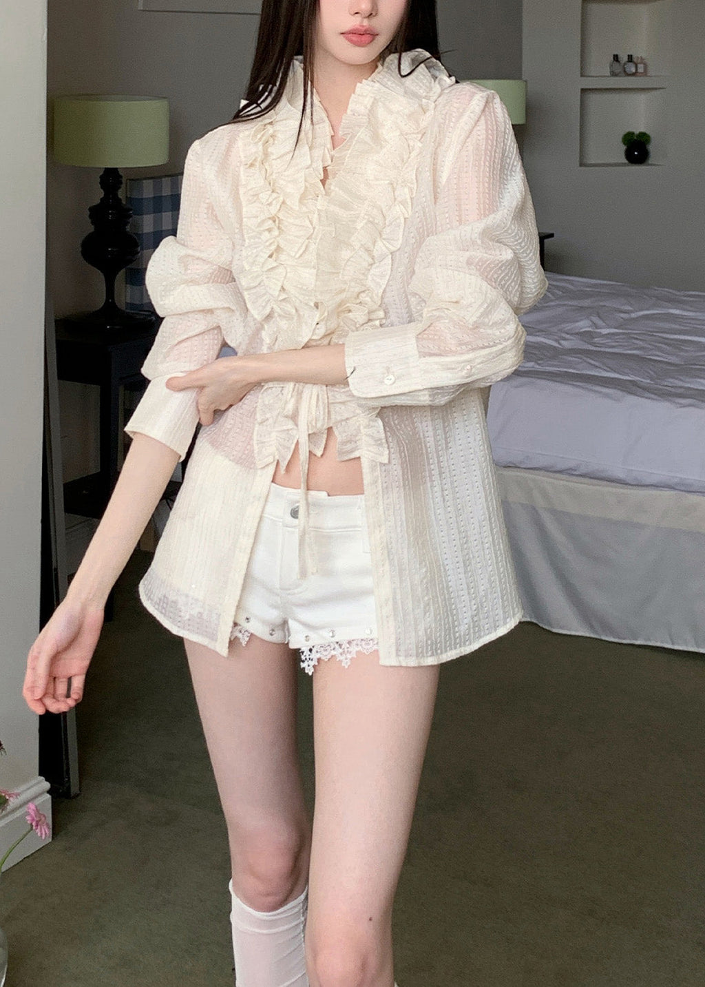 A Vintage Style Shirt with Delicate Timeless Details