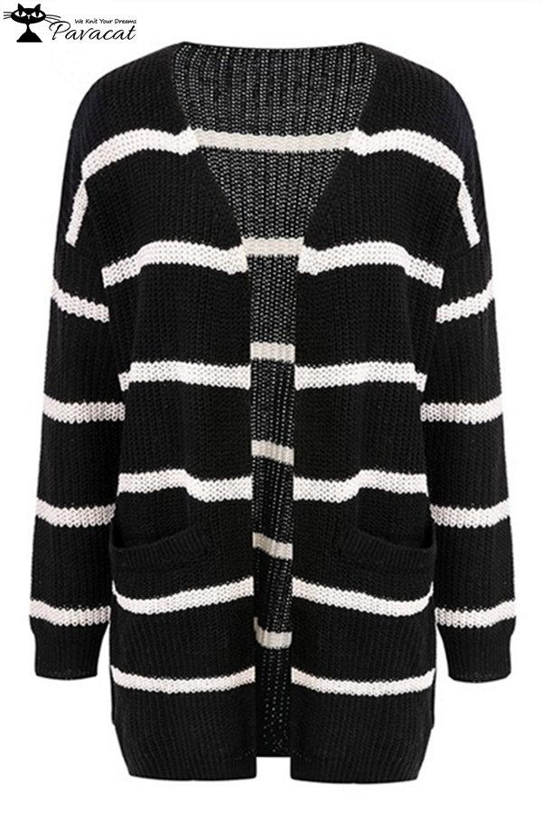 Well Tailored Cardigan with a Graceful Silhouette